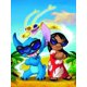 thumbnail image 1 of Disney 5D Diamond Painting Kit Set Cuadros Broderie Cross Stitch Diamand Art Cartoons Animal Lilo & Stitch Mosaic StilsonRound 40x50cm Gao Jinjia LED, 1 of 2