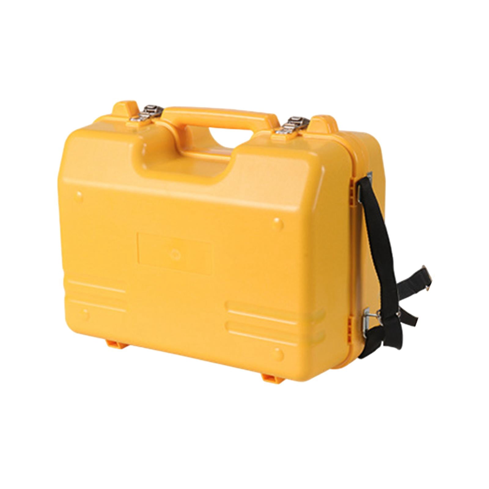 SunniMix Surveying and Mapping Instrument Box Level Carrying Case Multipurpose Waterproof yellow