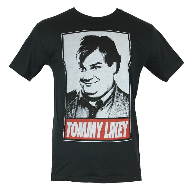 In My Parents Basement Tommy Boy Mens T Shirt Tommy Likey Smiling Chris Farley Face Image Walmart Com Walmart Com