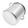 thumbnail image 4 of 37 QT Stainless Steel Seafood Boil Pot with Basket Heavy Duty Cooking Pot W/ Lid, 4 of 8