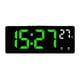 thumbnail image 2 of Reloj despertador digital LED simple con pantalla digital grande, moderno, con múltiples funciones, para escritorio, mesita de noche, estudio, cocina. Reloj despertador digital., 2 of 7