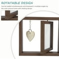 thumbnail image 4 of MasteelfCA Rotating Picture Frame Gift for Grandpa Desktop Wooden Double-sided Photo Frame, 4 of 7
