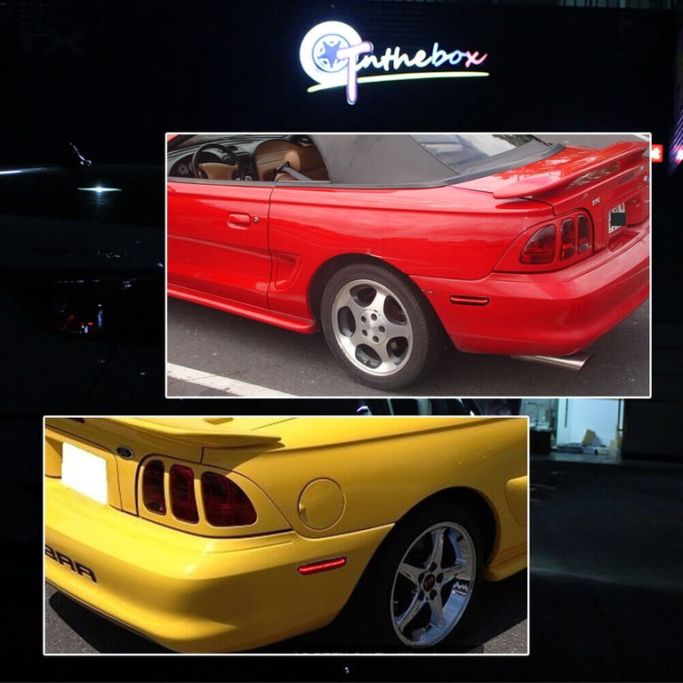 Smoke Red LED Rear Bumper Side Marker Lights For 1996-1999 Ford Taurus & Mercury Sable – GTINTHEBOX