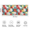 thumbnail image 3 of Pioneer Flower Floral Print Pattern Bathroom Rugs Mat, Non Slip Microfiber Bathroom Rug with Rubber Backing, Soft Mats for Bathroom Floor Tub Shower, 24"x60", 3 of 5