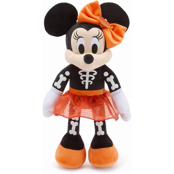 Paquete 2 Peluches Halloween Mickey + Minnie Mouse.