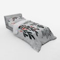 thumbnail image 3 of Ambesonne Saying Bedding Set 4 Pcs, Meet Me Under Mistletoe, Queen, Charcoal Grey Vermilion, 3 of 3