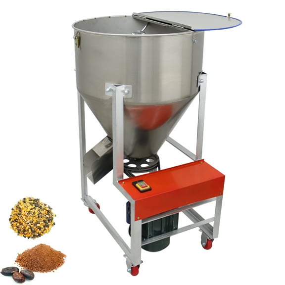 Vertical Granular Powder Blender Feed Mixer 304 Stainless Steel 75KG/165LB 3KW
