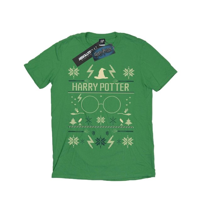 Harry Potter T-Shirt Motif de Noël pour Hommes