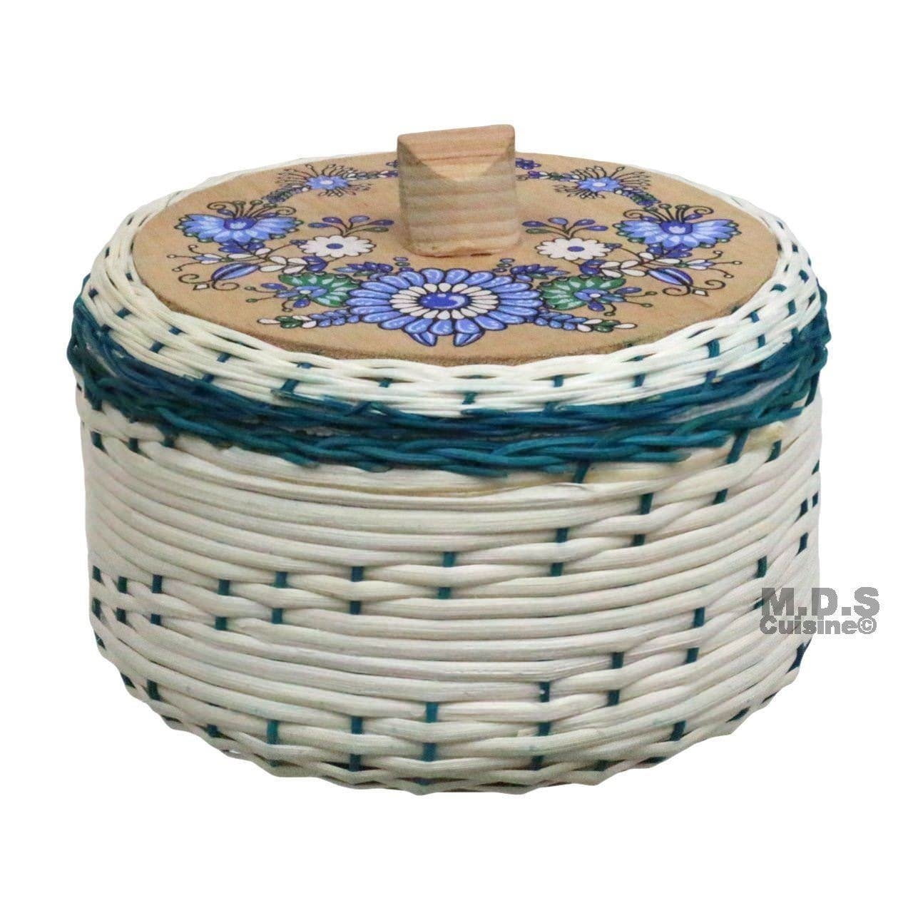 Tortilla Warmer 9" Tortillero de Mimbre Traditional Wicker Made in