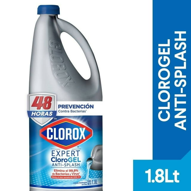 Clorogel Blanqueador Desinfectante Clorox Expert AntiSplash 1.89 L