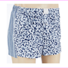 Michael Kors Air soft Touch Woven Floral and Striped Boxers 2-Pack Blue L