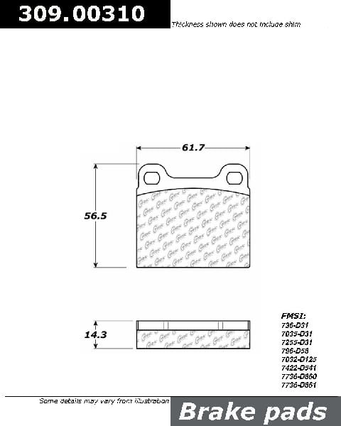 Go-Parts OE Replacement for 1964-1968 