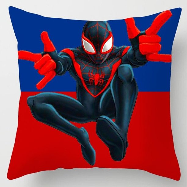 Disney Cartoon SpidSuffolk Services.com America Iron Man Funda de almohada Avengers Figura Impresión 45x45cm zhangmengya LED