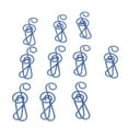 thumbnail image 2 of Metallic Paper Clips,100pcs Note Shape Paper Office Paper Clips Cute Paper Clips Top-Notch Performance, 2 of 8
