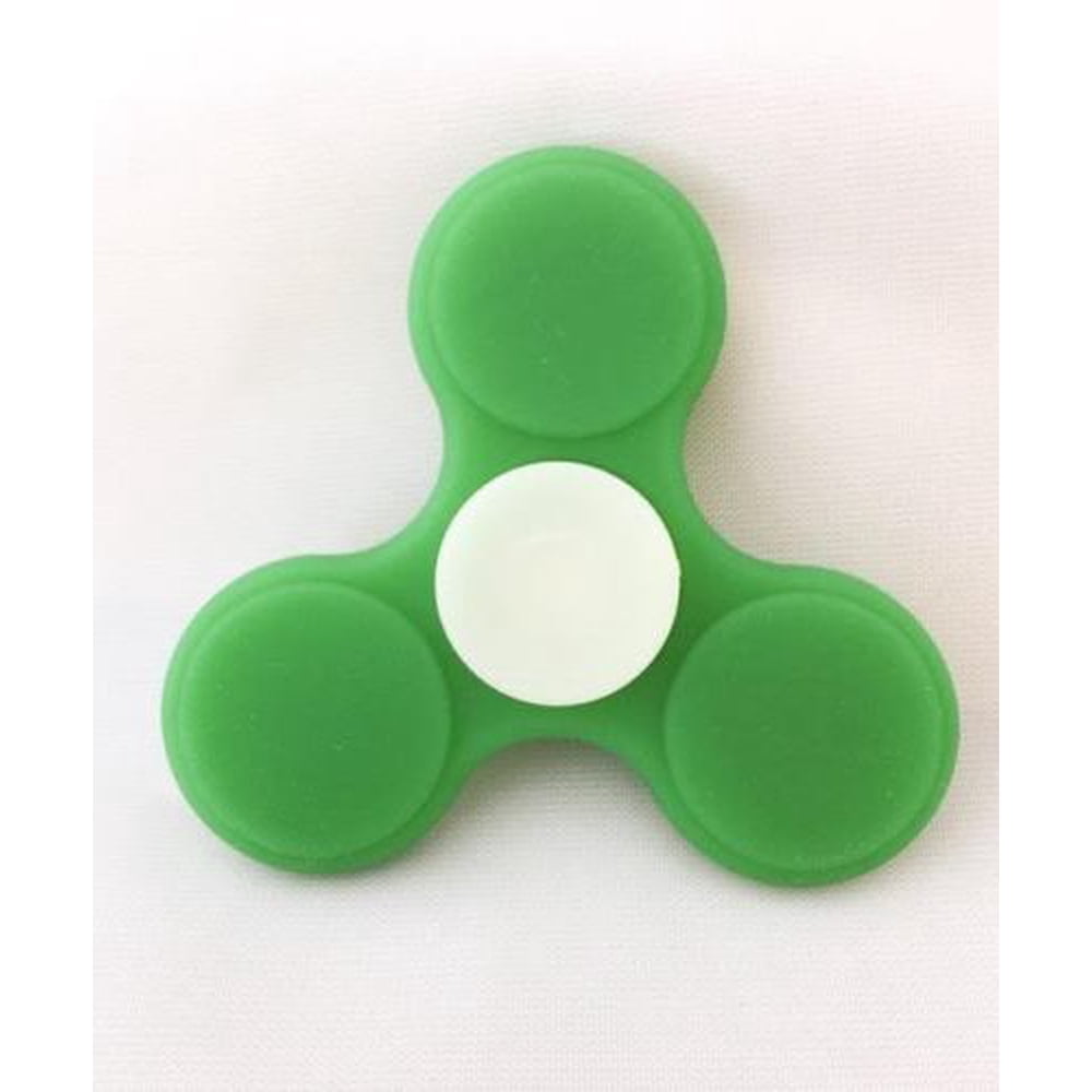 Cp Tri Hand Spinner Fidget Spinners Glow In The Dark Green Flower Petal