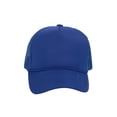thumbnail image 2 of Top Headwear Men's Blank Rope Trucker Foam Mesh Plain Hats, 2PC Royal, 2 of 4
