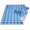 Picnic Blanket & Beach Blanket - Large Oversized Water-Resistant Sandproof Mat for Outdoor Travel or Camping Folds into a compact Tote Bag