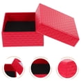 thumbnail image 4 of Caja de regalo para joyería, cajas de embalaje para joyería, anillo, pulsera, collar, Cajas de Regalo, 10 Uds., 4 of 6