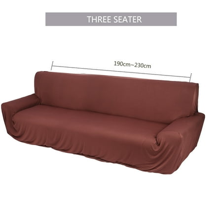 Couch Sofa Settee Sofa Couch Cover Easy Fit Stretch Covers Elastic Fabric Settee Protector Slipcover Washable Solid ()