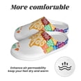 thumbnail image 6 of KLL USA MAP Pattern Adult Unisex Cozy Slippers,Fuzzy Slip-on Slippers TPR Sole Slippers Comfort Plush Home Footwear for Indoor & Outdoor-39/40, 6 of 7