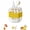 White, variant on Upgrade 2in1 Ice Cube Bottle with Straw, Portable Ice Cube Tray with BuiltIn Ice Mold Cup, PresstoRelease TouchFree Ice Tray with LeakProof Lid for Outdoor, Office, Travel and Home