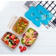 thumbnail image 5 of Healthy Packers Reusable Ice Packs for Lunch Box and Cooler, Blue, 6 Pack, 5 of 9