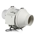 thumbnail image 1 of 4''-8'' Silent Inline Duct Fan Home Power Exhaust Air Extractor Hydroponic Blower For Kitchen Bathroom Bath Grow Tent Vent ,Dual Power Supply, 1 of 5