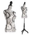 thumbnail image 1 of Female Mannequin Torso with Stand, Height Adjustable Dress Form with Tripod Base for Jewelry Display, 1 of 7