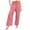 Red -CY29, variant on Nestiefly Girls Checkered Wide Leg Pants for Kids Palazzo Elastic High Waist Straight Trousers with Pockets Casual Loose Trendy Beach Vacation Trousers Pink 120
