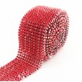 thumbnail image 1 of AEAOA 1 Yard Perles en Maille à Coudre sur Cône Pointe Dos Plat Punk Rock (Rouge), 1 of 4