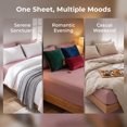 thumbnail image 3 of REGALWOVEN Fitted Microfiber Bed Sheets for All-Season Comfort and Breathability Light Pink 1 PC 39.0x74.8 inch, 3 of 5