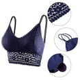 thumbnail image 6 of Sngxgn Women's Push up Bra Underwire Tshirt Padded Lace(Dark Blue,XL), 6 of 6