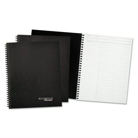 Cambridge Limited Action Planner Business Notebook Plus Pack, 9 1/2 x 7 1/4, Black, 80 Sheet, 3/PK (Best Budget Planner Notebook)