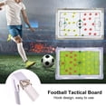 thumbnail image 2 of Iaukyu 1 Set Soccer Dry-Erase Coaching Scoreboard with Erasable Pen,Coaches Marker Training Writing Tablet for Football Referee Tactical Board Soccer Coaching Equipment Accessories, 2 of 6