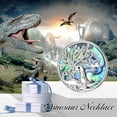 thumbnail image 2 of WINNICACA Tree of Life Dinosaur Necklace Sterling Silver with Abalone Shell Animal Pendant Jewelry Birthday Anniversary Mothers Valentines Day Gifts for Women, 2 of 6