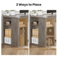 thumbnail image 4 of Farmhouse Two Person Computer Desk with 3 Drawers and Storage Shelves, 96.5" Long Home Office Desk, 4 of 7