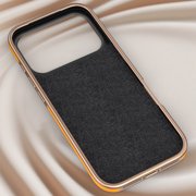 ShellTech for iPhone 15 Pro Max Leather Magnetic Case,360° Rotating Adjustable Magnetic Stand [Compatible with Magsafe] Shockproof Anti-Scratch Anti-Fingerprint Protective Slim Hard PC Cover,Orange