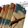 thumbnail image 5 of Columbus Day Bathroom Curtains Shower Curtain Sets - Waterproof, with Hook, Printed, Bathroom Decoration - Curtain Set, 5 of 6