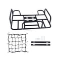 thumbnail image 4 of Rear Cargo Rack Rear Basket Rainproof Luggage Rack Iron with Net, 4 of 7