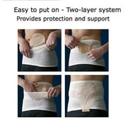Carefix StomaSafe Classic Ostomy Support Garment: Medium, 37.5 - 45.5, 3 Count White
