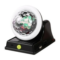 Disco Ball Light Colorful Rotating Ball Light Rgb Led Stage Ligt (Light Decoration)