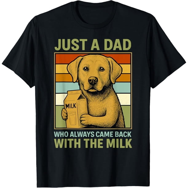 Camiseta divertida con diseño de meme con leche