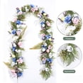 thumbnail image 6 of RBCKVXZ 6.5 FT Artificial Easter Garland, Easter Decorations for Home, Egg Garland Spring Fireplace Mantel Decor, Indoor & Outdoor Holiday Parties Supplies, 6 of 6