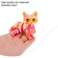 thumbnail image 4 of Biodegradable Pla Cat Toy 3d Printed Cat Ornament Articulated Cat Figurine with Flexible Limbs Tail Desktop Pet Cat Fidget Toy for Adults Kids Home, 4 of 5