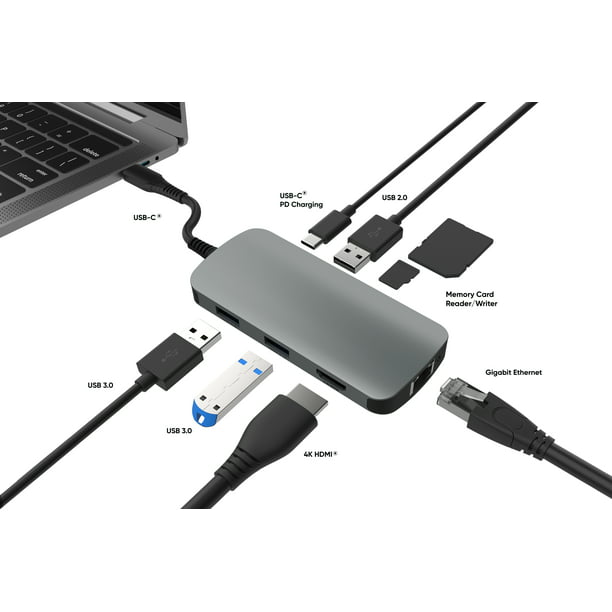 onn. USB-C USB 3.0 and 4K HDMI Compatible Walmart.com