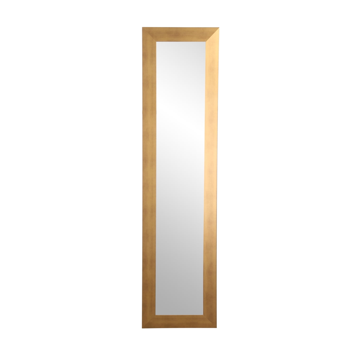 BrandtWorks Brushed Gold Slim Floor MirrorSize21.50" x 71.00