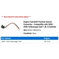 thumbnail image 2 of Engine Camshaft Position Sensor Connector - Compatible with 2000 - 2006 Volkswagen Golf 1.8L 4-Cylinder 2001 2002 2003 2004 2005, 2 of 2