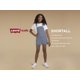 thumbnail image 4 of Enterito corto de mezclilla para bebé Levi's con tirantes ajustables, 4 of 4