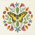 thumbnail image 2 of Wild Apple Portfolio 12x12 Gold Ornate Wood Framed with Double Matting Museum Art Print Titled - Butterfly Mandala III, 2 of 4