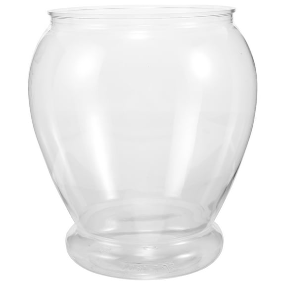 MLINS Desk Ecological Fish Bowl Fish Tank Desktop Aquarium Tank Clear Betta Tank Desk Fish Holder